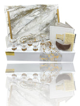 Load image into Gallery viewer, White Marble Tray Mishloach Manot
