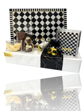 Load image into Gallery viewer, Black and White Checkered Mishloach Manot