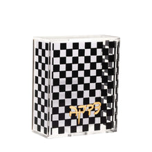 Load image into Gallery viewer, Black and White Checkered Mishloach Manot