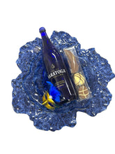 Load image into Gallery viewer, Large Blue Oyster Bowl Mishloach Manot