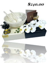 Load image into Gallery viewer, White Pearl Resin Bowl Mishloach Manot