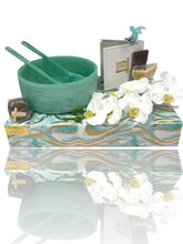 Load image into Gallery viewer, Turquoise Resin Bowl Mishloach Manot