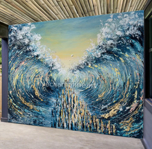 Load image into Gallery viewer, Yam Suf Sukkah Mural 32" x 24"