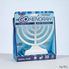 Load image into Gallery viewer, "Go Menorah " ™- Light It Anywhere, Silverplated