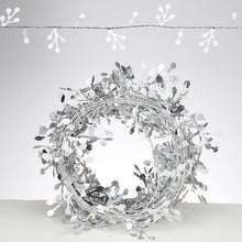 Load image into Gallery viewer, Chanukah Wire Garland With Silver Dreidels