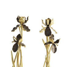 Load image into Gallery viewer, Black Iris Candleholders by Michael Aram