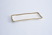 Load image into Gallery viewer, White and Gold Platter