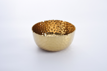 Load image into Gallery viewer, Large, gold Round bowl