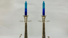 Load image into Gallery viewer, White Orchid Candleholders By Michael Aram