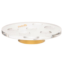 Load image into Gallery viewer, Raised MetaLucite Seder Plate