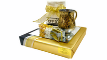 Load image into Gallery viewer, Wash Cup and Towel Gift Set - Gold and Black