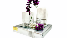 Load image into Gallery viewer, Wash Cup and Towel Gift Set - Silver