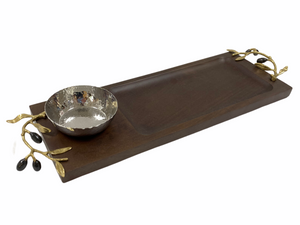 Olive Branch Olive Oil Dipping Board by Michael Aram