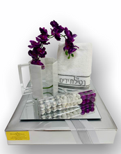 Load image into Gallery viewer, Wash Cup and Towel Gift Set - Silver
