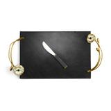 Load image into Gallery viewer, Anemone Large Cheese Board w/ Knife By Michael Aram