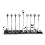 Load image into Gallery viewer, Black Orchid Menorah By Michael Aram