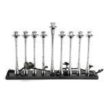 Load image into Gallery viewer, Black Orchid Menorah By Michael Aram