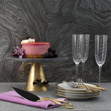 Load image into Gallery viewer, Calla Lily Midnight Cake Stand By Michael Aram