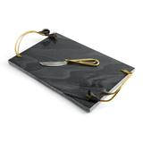 Load image into Gallery viewer, Calla Lily Midnight Cheese Board w/ Knife By Michael Aram