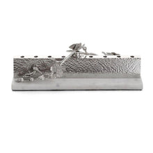 Load image into Gallery viewer, White Orchid Menorah By Michael Aram