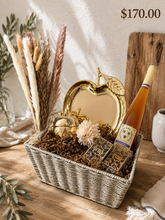 Load image into Gallery viewer, Golden Rosh Hashanah Luxe Gift Basket — One of One`
