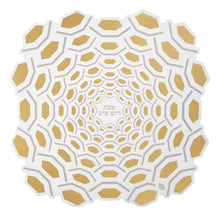 Load image into Gallery viewer, Gold and White Pattern Challah Cover
