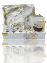 Load image into Gallery viewer, White Marble Tray Mishloach Manot
