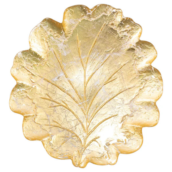 Moon Glass Leaf Platter