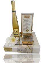 Load image into Gallery viewer, Classic Gold Honey Dish Wrapped Gift Set
