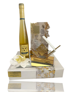 Elegant Gold Diagonal Wrapped Gift Set