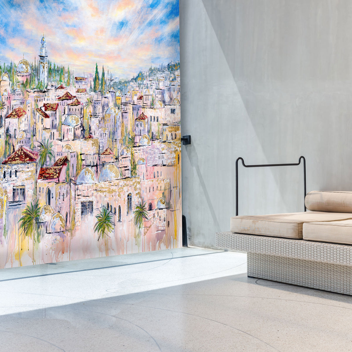 CITY OF GOLD | SUKKAH MURAL – House Of David Judaica