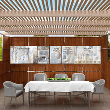 Load image into Gallery viewer, Silver Ushpizin Painted by Batya Vinyl Sukkah Decoration
