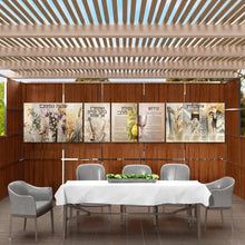 Load image into Gallery viewer, Shivas Haminim Painted by Batya Vinyl Sukkah Decoration
