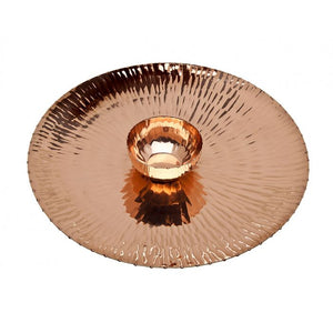 Copper Finish Chip And Dip Platter