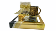 Load image into Gallery viewer, Wash Cup and Towel Gift Set - Gold and Black
