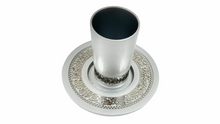Load image into Gallery viewer, Anodized Kiddush Cup with Metal Jerusalem Lacework
