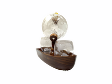 Load image into Gallery viewer, Decanter Boat Set with two glasses
