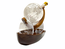 Load image into Gallery viewer, Decanter Boat Set with two glasses
