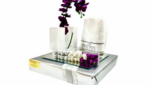 Load image into Gallery viewer, Wash Cup and Towel Gift Set - Silver
