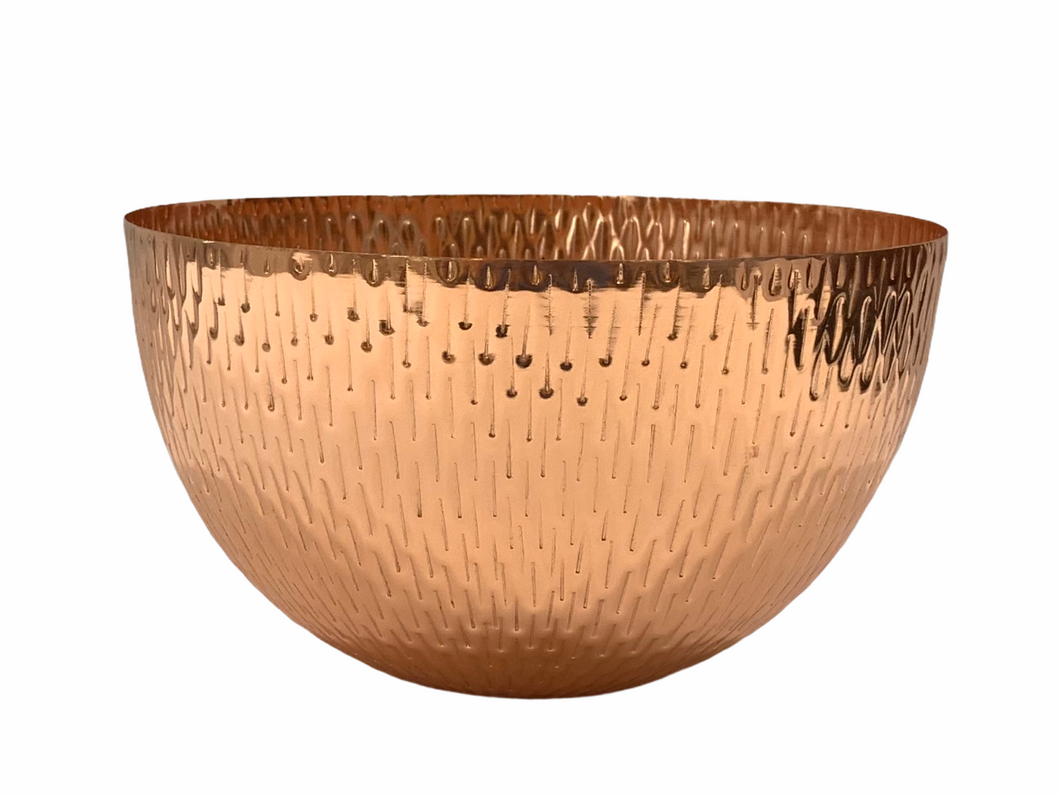 Sunburst Copper Bowl 9