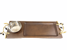 Load image into Gallery viewer, Olive Branch Olive Oil Dipping Board by Michael Aram
