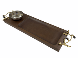 Olive Branch Olive Oil Dipping Board by Michael Aram
