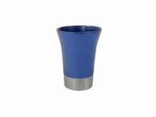 Load image into Gallery viewer, Anodized Blue Kiddush Cup Tray
