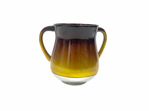 Yellow/Brown Wash Cup