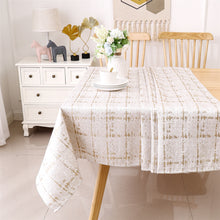 Load image into Gallery viewer, Tablecloth Jacquard Wave Gold
