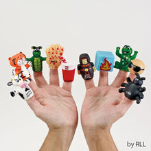 Load image into Gallery viewer, Ten Plague Vinyl Finger Puppets
