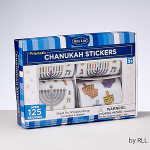 Box of Chanukah Prismatic Stickers