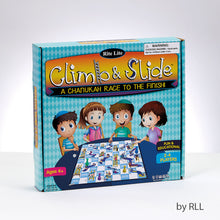 Load image into Gallery viewer, &quot;Climb &amp; Slide™&quot; Game, A Chanukah Race to the Finish
