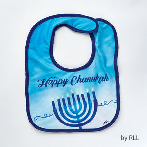 "Happy Chanukah" Printed Bib
