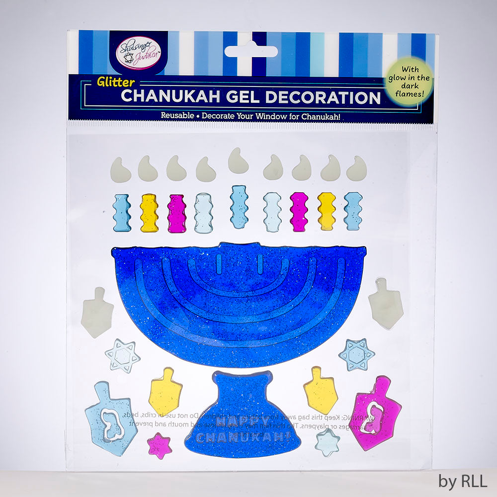 Chanukah Window Gel Decoration